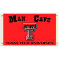 BSI Products, INC. - Texas Tech Red Raiders 3’x5’ Man Cave Flag with 4 Heavy-Duty Brass Grommets - TT Football & Basketball Pride - High Durability - Designed for Indoor Use - Great Gift Idea