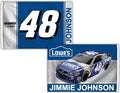 Jimmie Johnson #48 Premium Double Sided 3x5 Feet Flag Banner, Metal Grommets, Outdoor Use