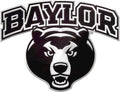 Baylor University Bears Premium Solid Metal Raised Auto Emblem, Mascot Logo, Shape Cut, Adhesive Backing