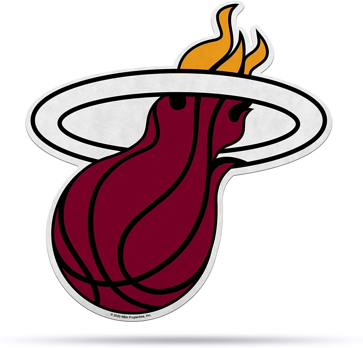 Miami Heat Pennant Primary Logo 18 Inch Soft Felt