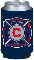 Chicago Fire MLS Can Beverage Insulator Cooler Holder Neoprene