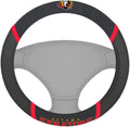 Ottawa Senators Steering Wheel Cover Premium Embroidered Black 15 Inch