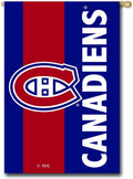 Montreal Canadiens Premium Double Sided Banner Flag Applique Embroidered 28x44 Inch Indoor Outdoor