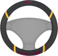 Cleveland Cavaliers Steering Wheel Cover Premium Embroidered Black 15 Inch