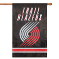 Portland Trail Blazers Premium House Banner Flag, Applique Embroidered, Double Sided, 44x28 Inch