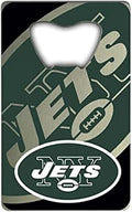 New York Jets Heavy Duty Metal Bottle Opener Credit Card Size 2 x 3.25 Inch