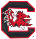 University of South Carolina Gamecocks 3 Inch Static Cling, Full Clear Adhesive Backing, Easy Peel and Stick Application, Removable and Reusable, Officially Licensed, Made in the USA