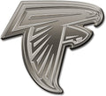 Atlanta Falcons Solid Metal Auto Emblem Antique Nickel Design
