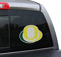 University of Oregon Ducks 8 Inch Preforated Window Film Decal Sticker, One-Way Vision, Adhesive Backing