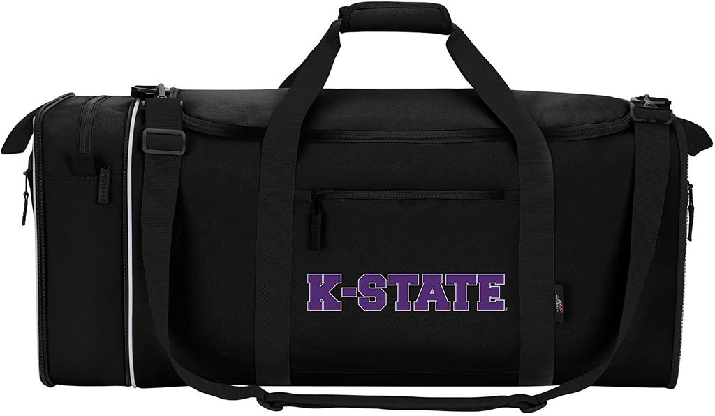 Kansas State Wildcats Duffel Bag Premium Team Color Heavy Duty Steal Design University of