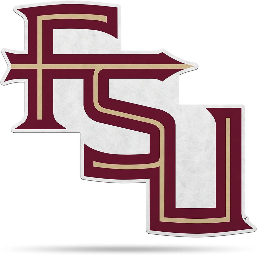 Rico Industries NCAA Florida State Seminoles Shape Cut Mascot Pennant - Home, Living Room, Bedroom, Mancave Decor - Soft Felt Material - Made