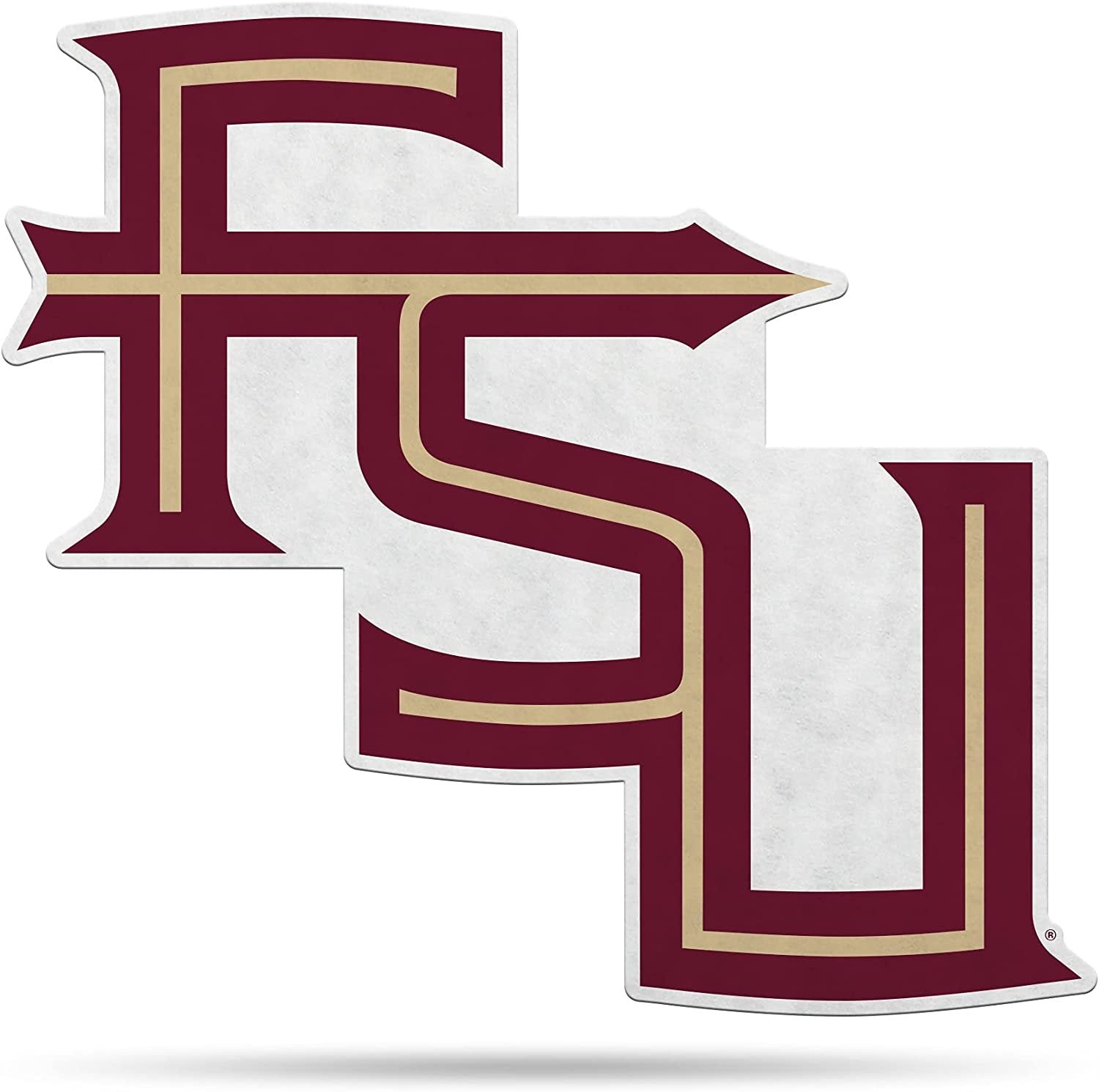 Rico Industries NCAA Florida State Seminoles Shape Cut Mascot Pennant - Home, Living Room, Bedroom, Mancave Decor - Soft Felt Material - Made