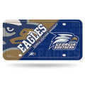 Georgia Southern University Eagles Premium Metal Auto Tag License Plate, Split Logo Design, 12x6 Inch