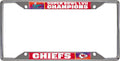 Kansas City Chiefs 2023 Super Bowl LVII Champions Metal License Plate Frame Chrome Tag Cover