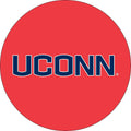 Connecticut Huskies UCONN RR 4" Round Vinyl DECAL Auto Home Window Glass University of