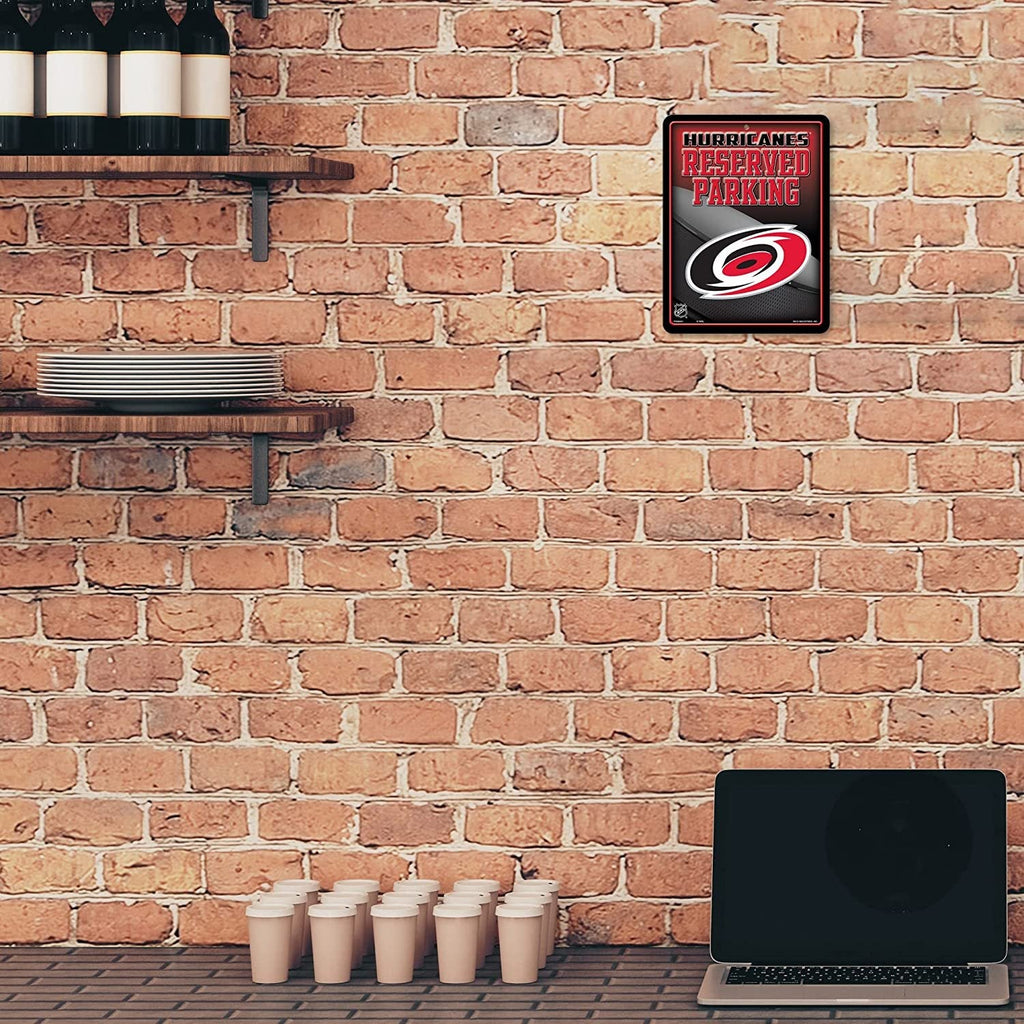Carolina Hurricanes Metal Parking Novelty Wall Sign 8.5 x 11 Inch