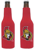 Ottawa Senators 2-Pack Zipper Bottle Neoprene Beverage Insulator Holder Hockey