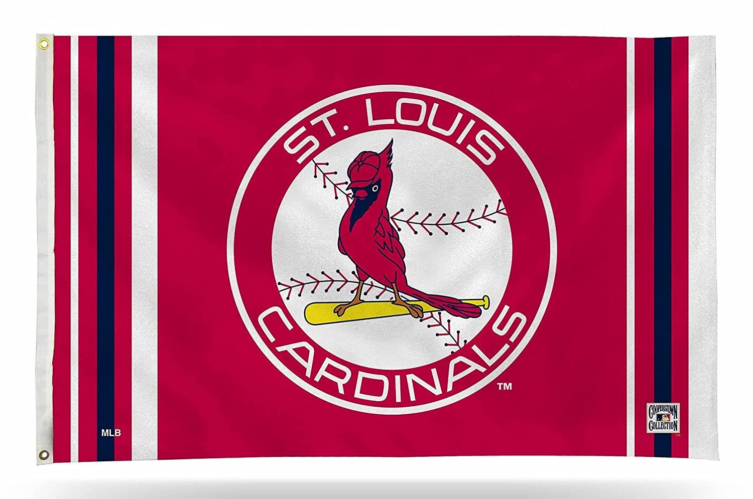 St Louis Cardinals Premium 3x5 Feet Flag Banner, Retro Logo, Metal Grommets, Outdoor Indoor, Single Sided