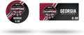 University of Georgia Bulldogs 2022 Champions 2-Piece Die Cut Team Logo Magnet Set, 3 Inch Magnets, Home or Auto Use, Officially Licensed, Made in the USA