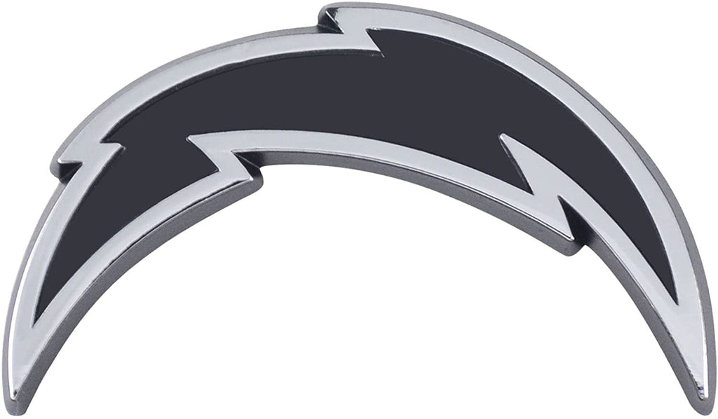 Los Angeles Chargers Solid Metal Raised Auto Emblem Decal Adhesive Backing