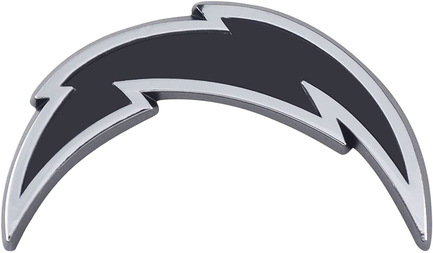 Los Angeles Chargers Solid Metal Raised Auto Emblem Decal Adhesive Backing