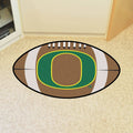 University of Oregon Ducks Floor Mat Area Rug, 20x32 Inch, Non-Skid Backing, Football Design