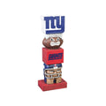 New York Giants Garden Statue, Tiki Totem Style, Logo Design, Outdoor or Indoor Use, 16 Inch Tall, Beautiful Hand Painted Resin Construction