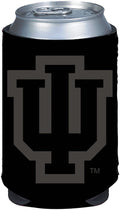 Indiana Hoosiers 2-Pack Black Tonal CAN Beverage Insulator Neoprene Holder Cooler Decal University of