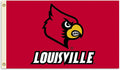 University of Louisville Cardinals Premium 3x5 Feet Flag Banner, Script Logo Design, Metal Grommets, Outdoor Use, Single Sided