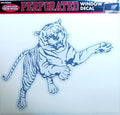 Jackson State University Tigers 8 Inch Perforated Auto Window Film Sticker Decal, Perforated One-Way Vision