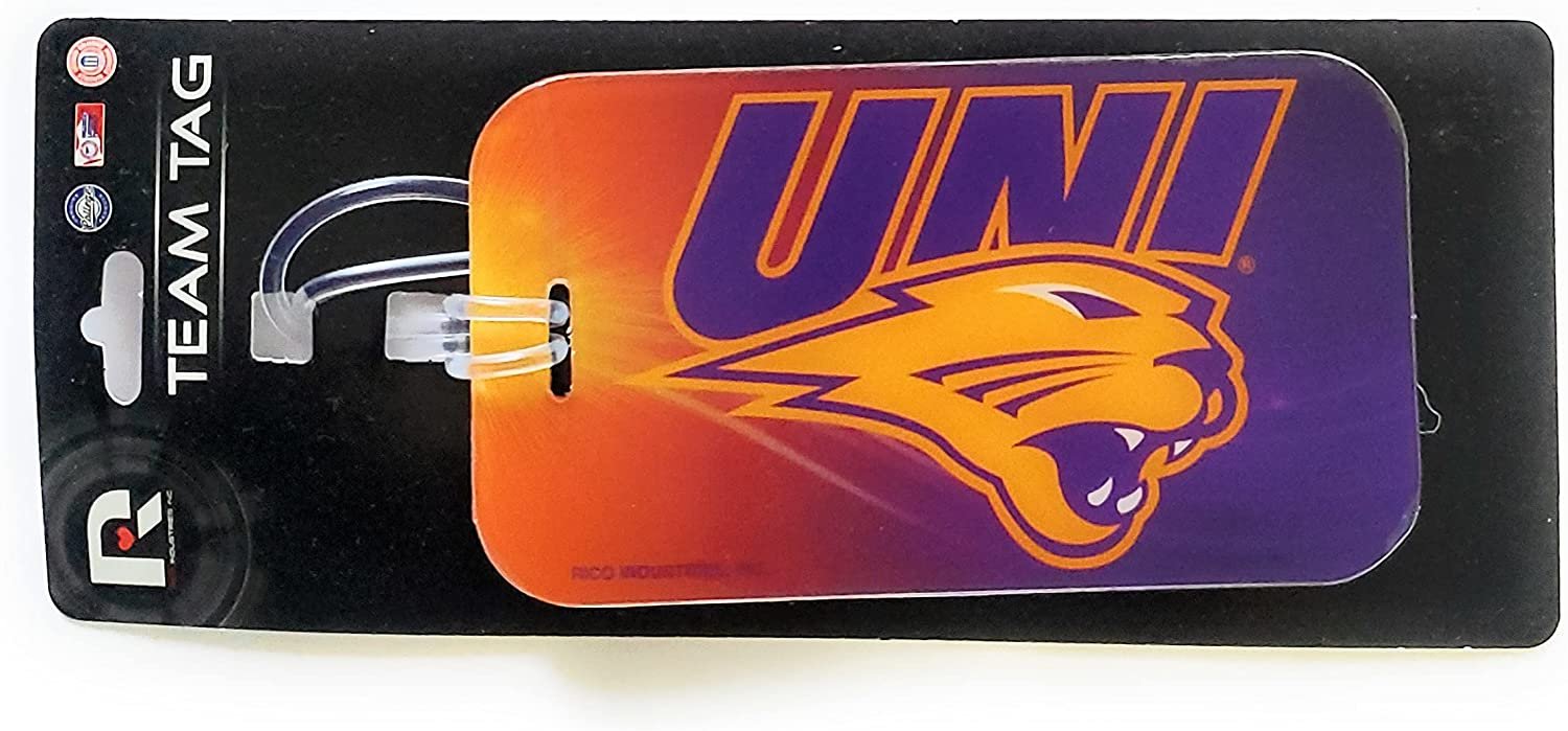 Rico Industries Univ/Northern Iowa Crystal View Lug Tag