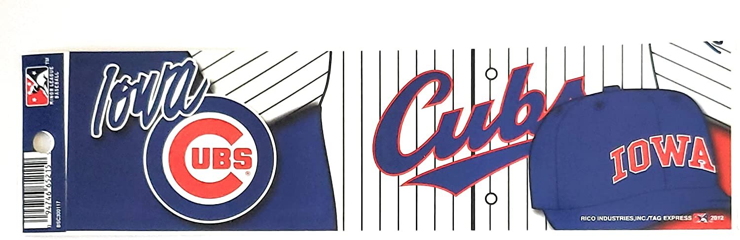 Rico Industries Iowa Cubs Bumper Sticker