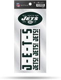 New York Jets Double Up Die Cut 2-Piece Sticker Sheet
