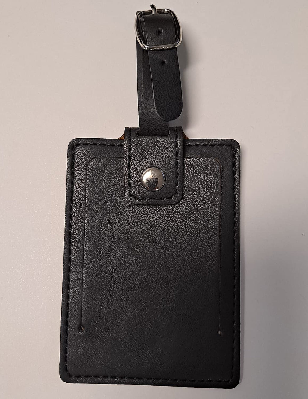 Cincinnati Bengals Luggage Bag Tag Laser Engraved Ultra Suede Includes ID Card
