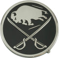 Buffalo Sabres Solid Metal Chrome Auto Emblem Raised Decal