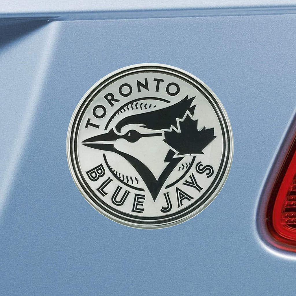 Toronto Blue Jays Solid Metal Raised Auto Emblem Decal Adhesive Backing