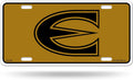 Emporia State University Hornets Metal Auto Tag License Plate, Gold Design, 6x12 Inch