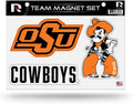 Oklahoma State University Cowboys Multi Magnet Sheet Shape Cut 8x11 Inch