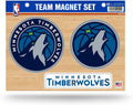 NBA Minnesota Timberwolves Die Cut Team Magnet Set Sheet