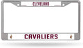 Cleveland Cavaliers Premium Metal License Plate Frame Chrome Tag Cover, 12x6 Inch