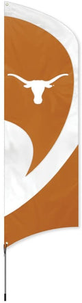 University of Texas Longhorns Tall Team Flag Tailgating Flag Kit 8.5 x 2.5 feet with Pole