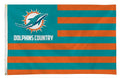 Miami Dolphins Flag Banner 3x5 Country Design Premium with Metal Grommets Outdoor House Football