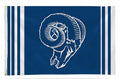 Los Angeles Rams Premium 3x5 Feet Flag Banner, Retro Logo, Metal Grommets, Outdoor Indoor, Single Sided