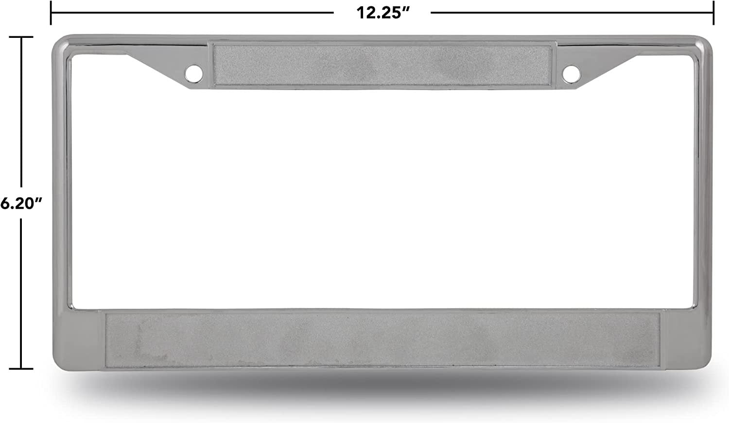 Miami Heat Black Metal License Plate Frame Chrome Tag Cover 6x12 Inch