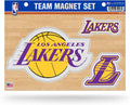 Los Angeles Lakers Team Magnet Set