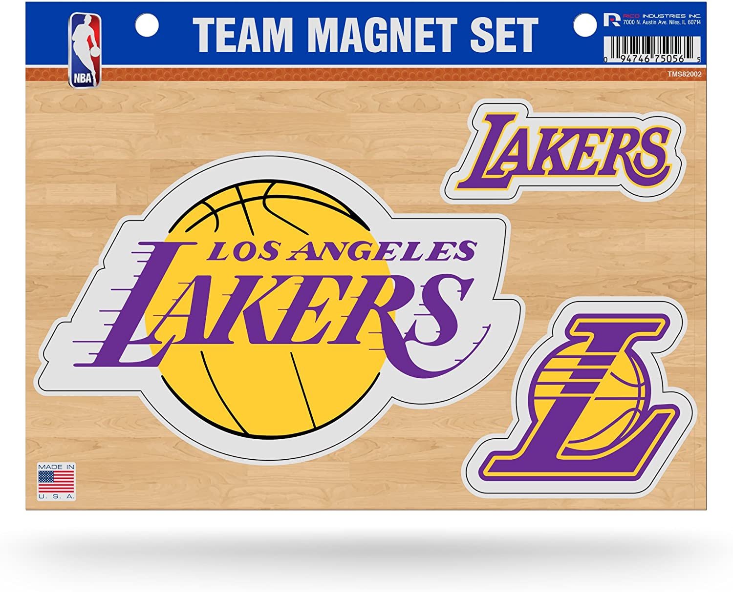Los Angeles Lakers Team Magnet Set