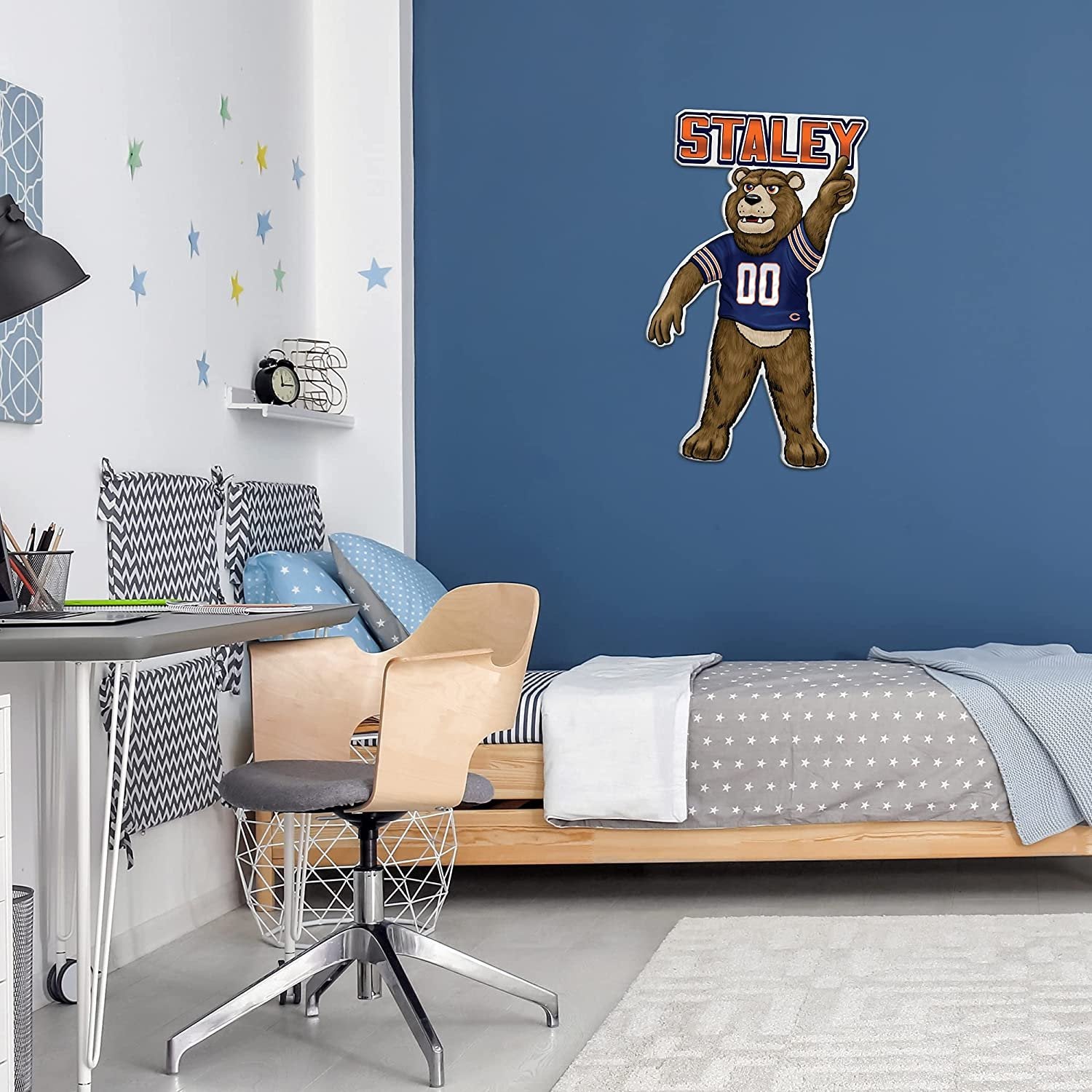 Chicago Bears Pennant Mascot Logo 18 Inch Soft Felt