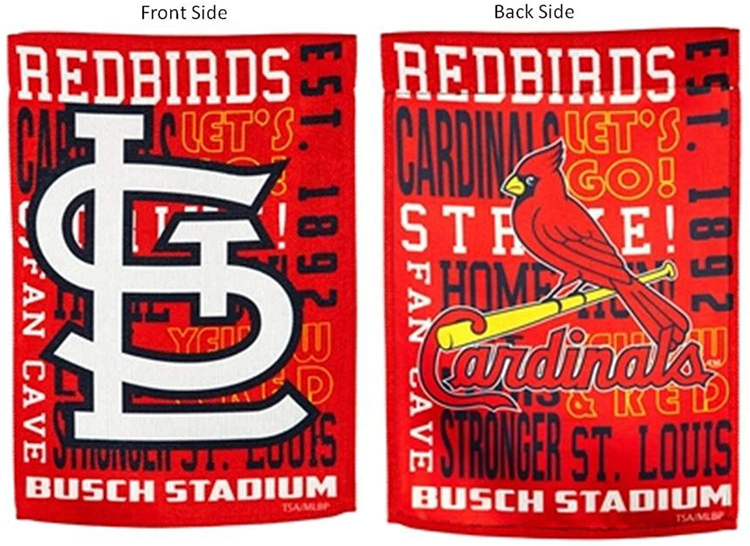 St Louis Cardinals Premium Garden Flag Banner, Double Sided, Fan Rules, 13x18 Inch
