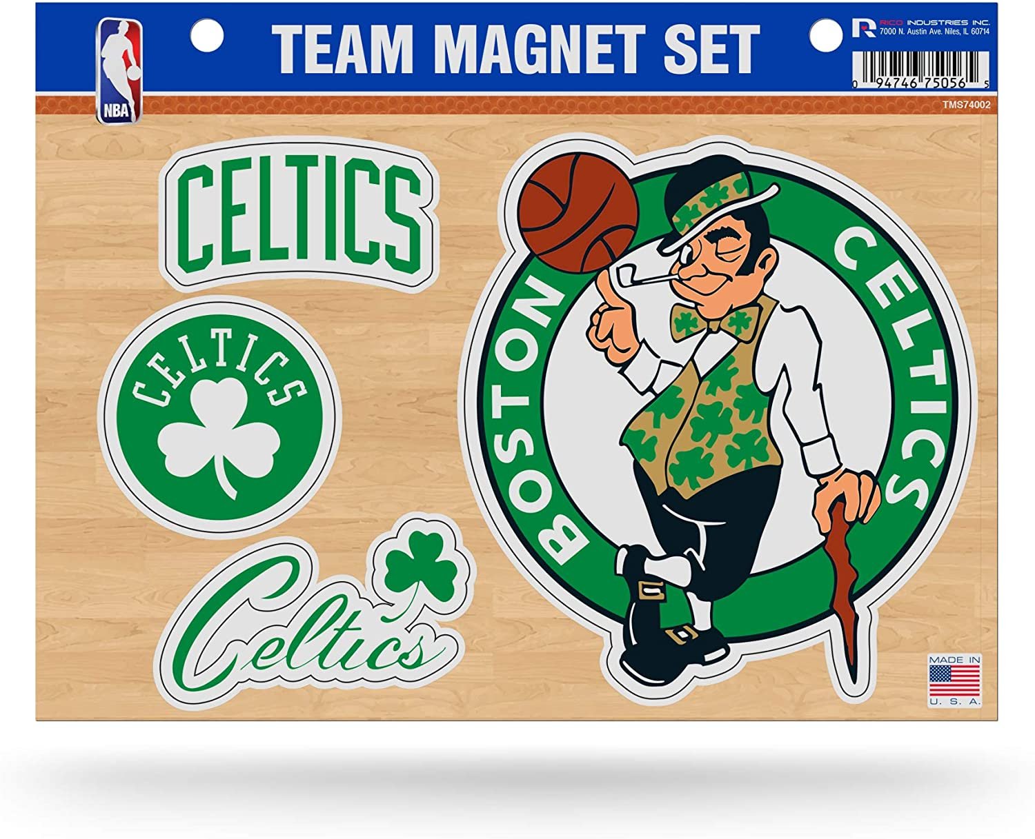 Boston Celtics Team Magnet Set