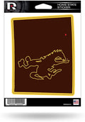 University of Wyoming Cowboys 5 Inch Sticker Decal, Home State Design, Flat Vinyl, Full Adhesive Backing